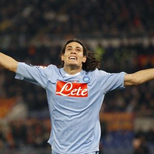 Napoli-Juventus: tegola per gli azzurri, il cannoniere Cavani non sarà della partita