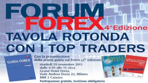 Pada tanggal 29 November di Milan, edisi keempat Forum Forex 2011