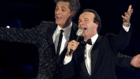 Fiorello-Benigni-Berlusconi o estranho trio que enlouquece o compartilhamento