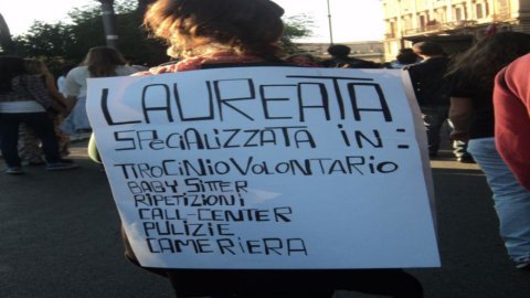 Italien, die wahren Opfer der Krise sind junge Menschen