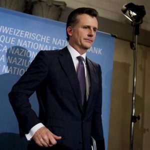Suíça, Banco Central: despedida do Presidente