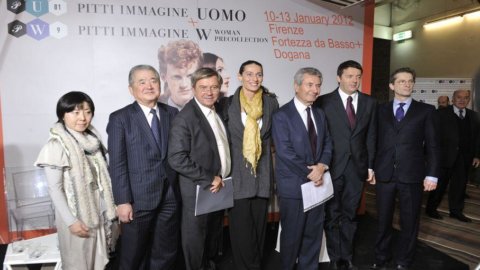 La începutul Pitti Uomo din Florența (10-13 ianuarie): este o prezență record pentru mărcile străine