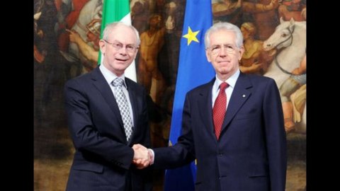 Regierung, Monti trifft Van Rompuy: „Italien auf dem richtigen Weg“