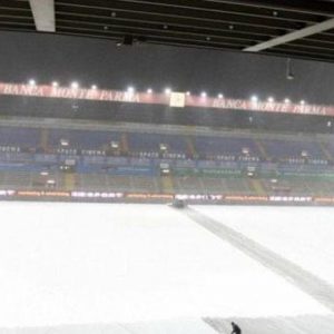 Fußball: Schnee und Frost, Bologna-Juventus und Parma-Fiorentina verschoben