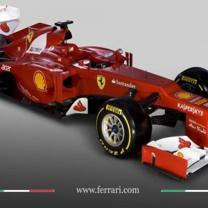 Ferrari, eis o novo F2012: revelado via web, devido à neve