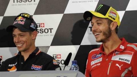 MOTOCICLISMO: Rossi-Stoner, come i duelli storici della Formula 1