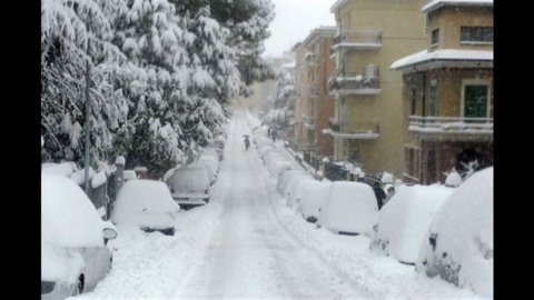 Dans toute l'Italie très froid jusqu'à jeudi