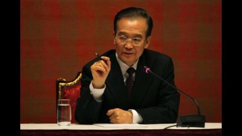 China, el primer ministro Wen Jiabao tranquiliza a los mercados