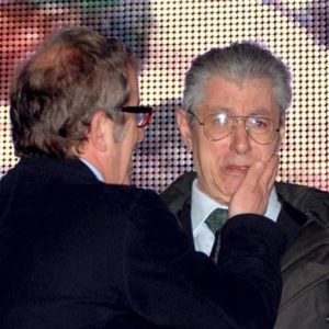 Bossi sulle macerie della Lega