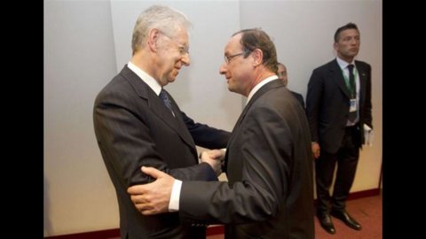 Vertice informale, Monti e Hollande contro la Merkel