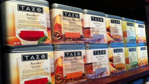 Starbucks launches into the tea business under the Tazo brand