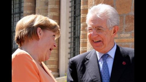 Monti e Merkel em Villa Madama: paz feita, agora crescimento