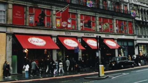 London, the historic Hamleys toy store is about to pass into French hands