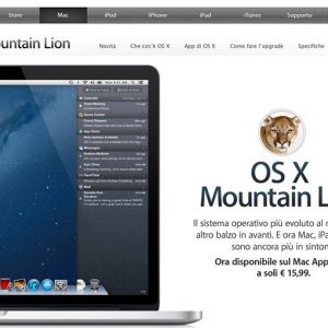 Apple : OS X Mountain Lion dès aujourd'hui sur le Mac Store