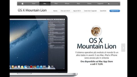 Apple: OS X Mountain Lion da oggi su Mac Store