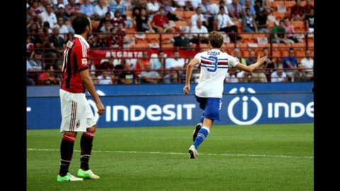 Fracasso na estreia do Milan: 0-1 com a Sampdoria em San Siro e Allegri invoca Kaká