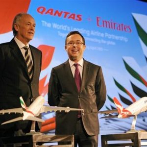 Qantas kooperiert mit Emirates, um Australien mit Europa zu verbinden