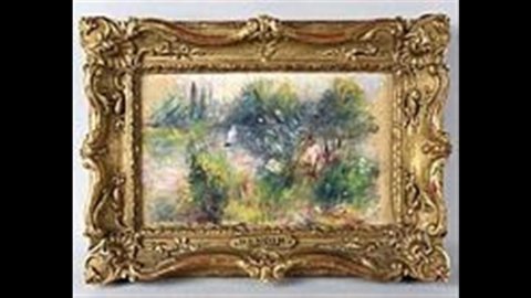 Ele compra uma pintura no mercado por $ 50 e descobre que é um Renoir