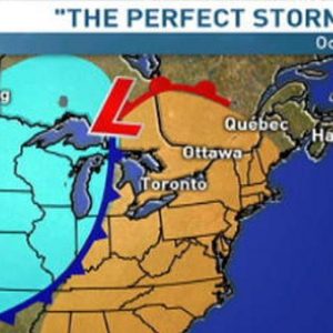 Die USA fürchten Frankenstorm, den perfekten Sturm