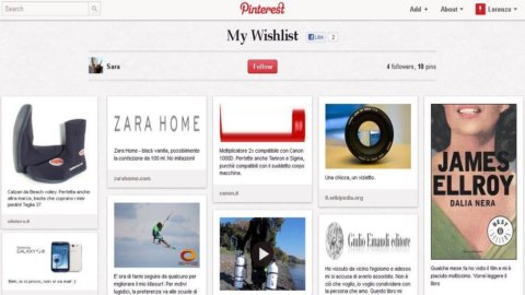 Social network, Pinterest ha trovato la sua vocazione: la lista dei desideri online