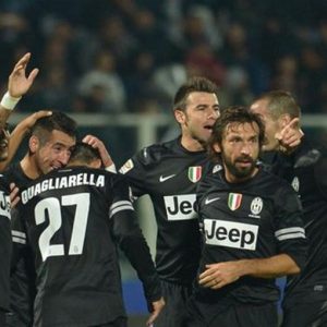 Prova di forza della Juve a Pescara: 6-1, tripletta di Quagliarella