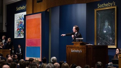 Sotheby’s, asta da record con l’arte contemporanea: Pollock, Warhol, Rothko