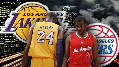 Basket, stasera il derby di Los Angeles: Clippers-Lakers, una partita che vale la storia