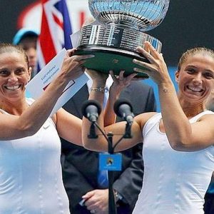 Tênis, Errani-Vinci na história: também venço o Aberto da Austrália. É o terceiro slam de duplas