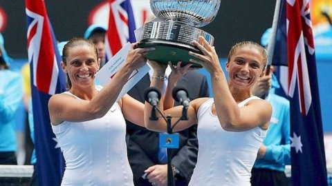 Tenis, Errani-Vinci en la historia: También gano el Abierto de Australia. Es el tercer slam de dobles