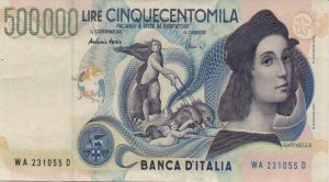banconota in lire italiane