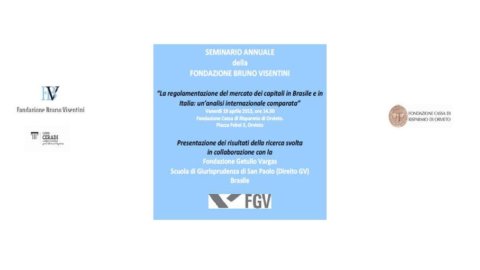 Fundația Visentini – Seminar despre reglementarea pieței de capital în Brazilia și Italia