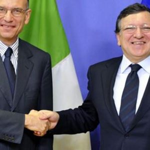 Letta-Barroso, l’austerity non cambia: “Lotta alla disoccupazione, ma conti in ordine”