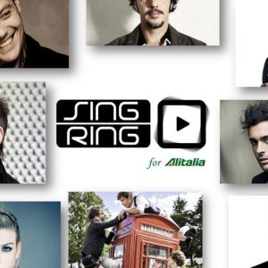 Müzik, Singring ile Alitalia'ya uçuyor