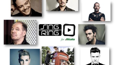 La musica vola su Alitalia con Singring