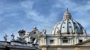 La cupola della basilica di San Pietro a Roma