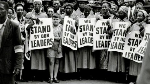 Photography, the exhibition "Rise and Fall of apartheid" at the PAC