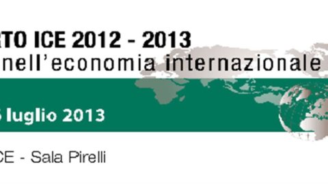 Rapporto ICE:  Export +3,7% nel 2012