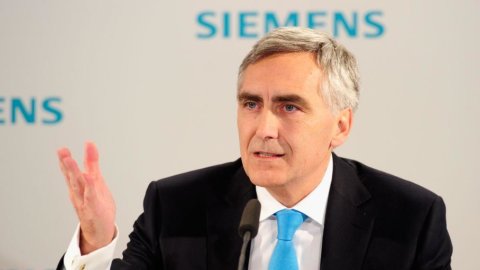 Terremoto de Siemens, a través del director gerente Löscher