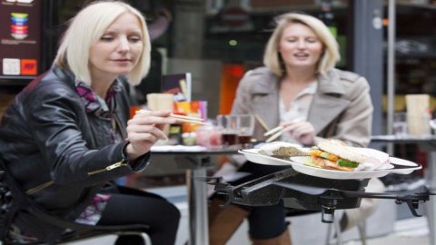 Restaurantes, la revolución de los drones para llevar