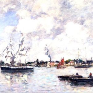 Stallungen des Schlosses von Pavia, die impressionistische Kunst von Claude Monet