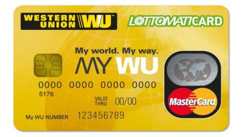 Lottomatica、MasterCard、Western Union が外国人向けの新しいプリペイド カード MY WU を開始