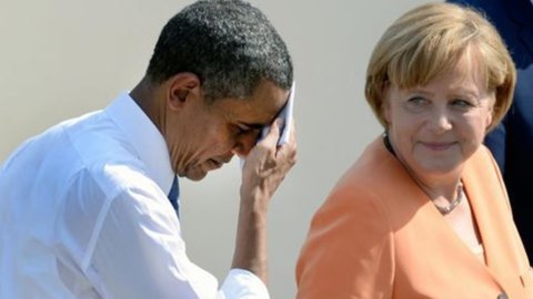 Datagate, Obama rassicura Merkel: “Non ti stiamo spiando”