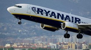 Aereo Ryanair che decolla