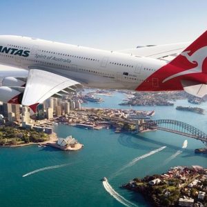 Qantas, realitas virtual di pesawat