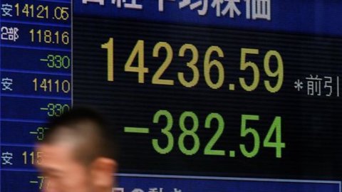 Die Tokyo Stock Exchange ist in Erwartung von US-Jobdaten leicht gesunken