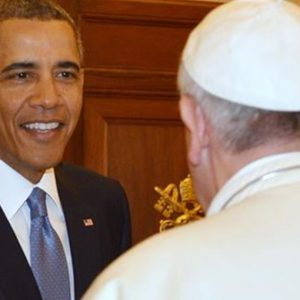 Obama către Papă: „Sunt un mare admirator al lui”, acum președintele SUA la Quirinale