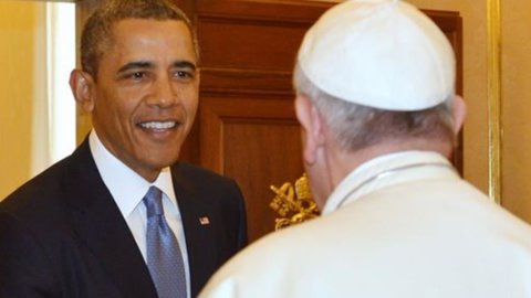 Obama kepada Paus: "Saya pengagum beratnya", sekarang menjadi Presiden AS di Quirinale