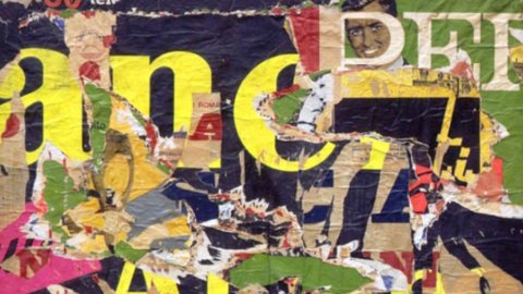 يستضيف ميلانو ، Palazzo Reale Mimmo Rotella: Décollages و retro d'affiches