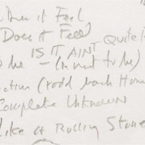 New York, manoscritto rock di Bob Dylan all’asta per 1-2 milioni di dollari
