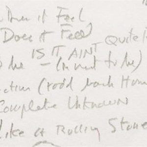 New York, manuscrisul rock al lui Bob Dylan scos la licitație pentru 1-2 milioane de dolari